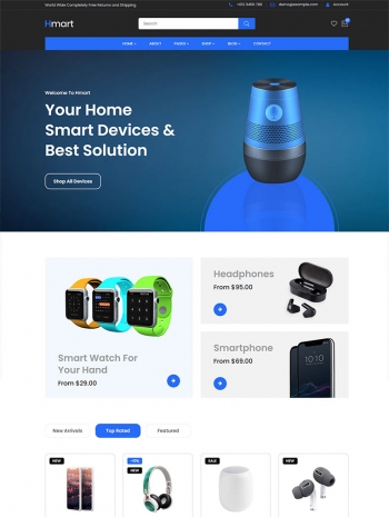 智能数码产品销售HTML5商城模板