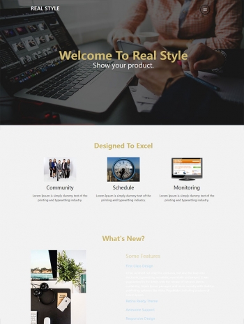现代响应式html5工作室展示网站模板