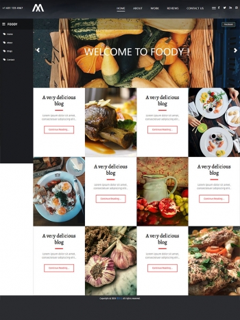 餐厅网页设计模板html5网站，高端餐厅网站模板