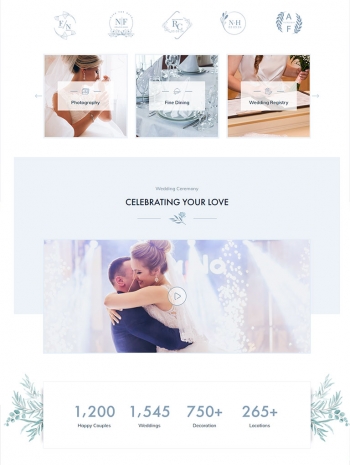 婚礼策划网页代码html，婚庆公司网页设计